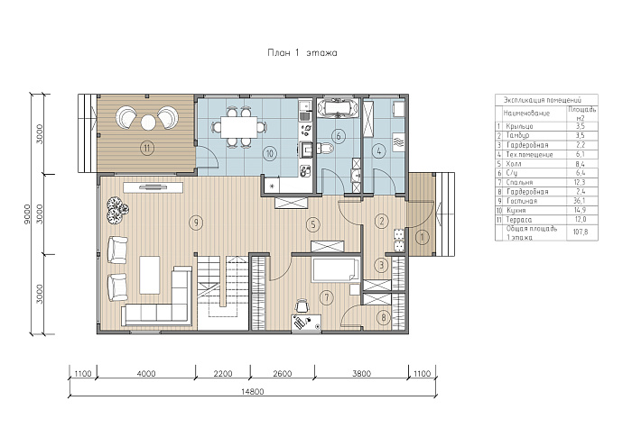 Таур планировка